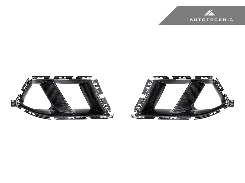 AutoTecknic Dry Carbon Front Bumper Lower Vent Set - BMW G80 M3 | G82/ G83 M4