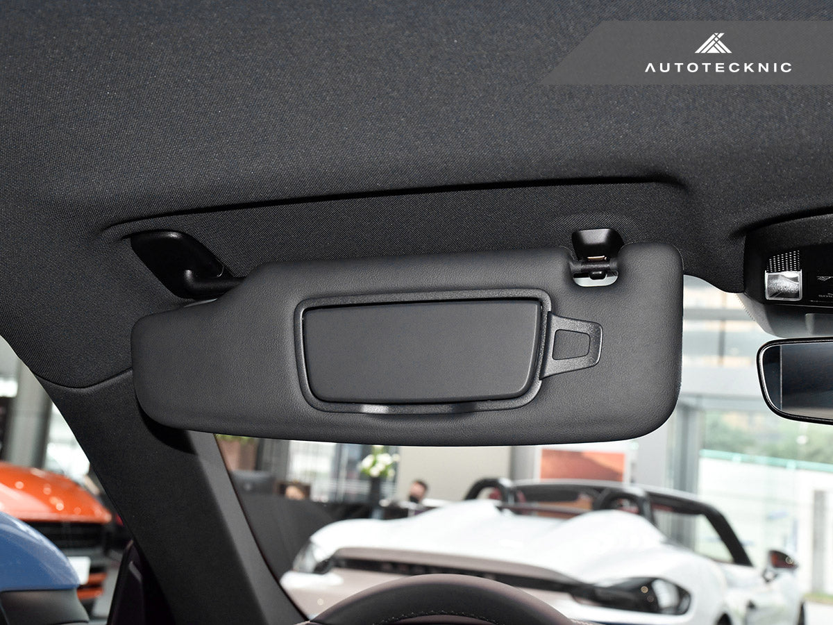 AutoTecknic Sun Visor Vanity Mirror Cover - Porsche 981/982/991/992