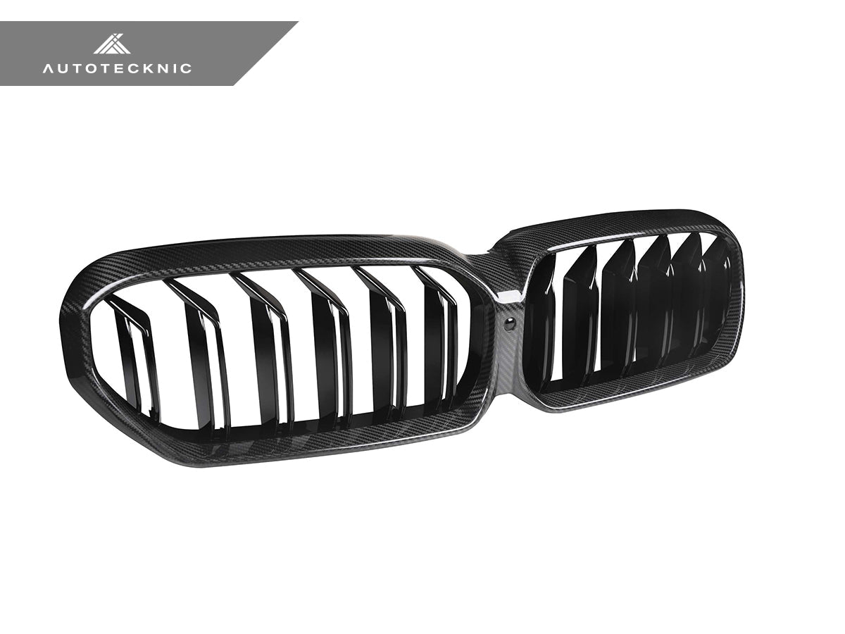 AutoTecknic Dry Carbon Fiber Dual-Slats Front Grilles - BMW G30 5-Series LCI