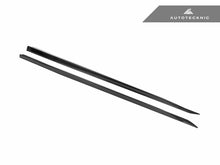 Load image into Gallery viewer, AutoTecknic Dry Carbon Fiber Side Skirt Extension Set - BMW G60 5-Series