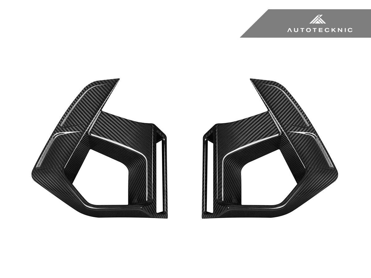 AutoTecknic Dry Carbon Front Bumper Air Vent Set - BMW F97 X3M LCI | F98 X4M LCI