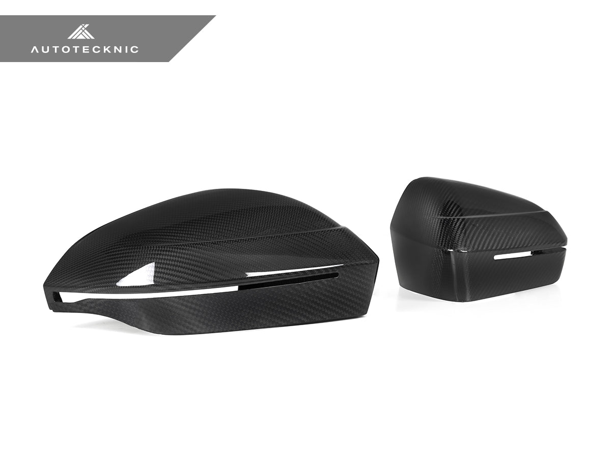 AutoTecknic Dry Carbon Fiber Mirror Cap Set - BMW G45 X3