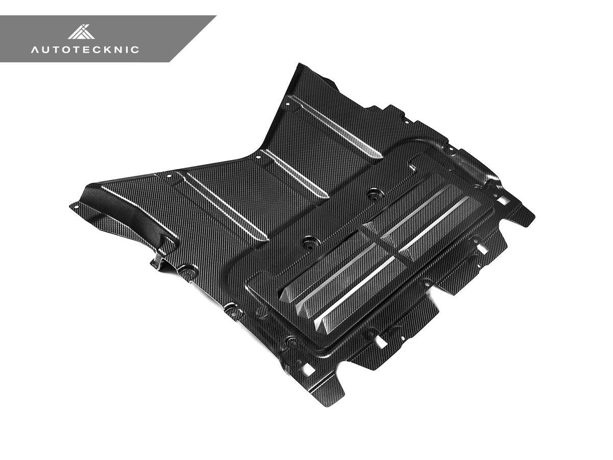 AutoTecknic Pre-Preg Carbon Oil Cooler Skid Plate - BMW G90/ G99 M5