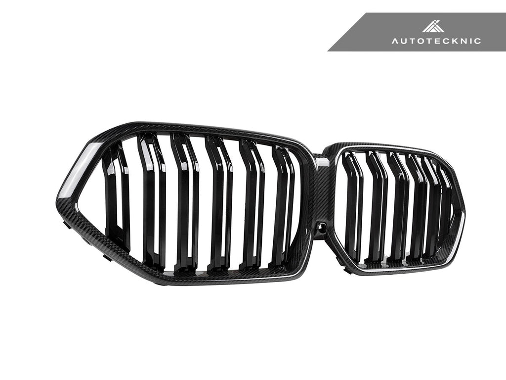 AutoTecknic Dual-Slat Carbon Fiber Front Grille - BMW G06 X6 LCI
