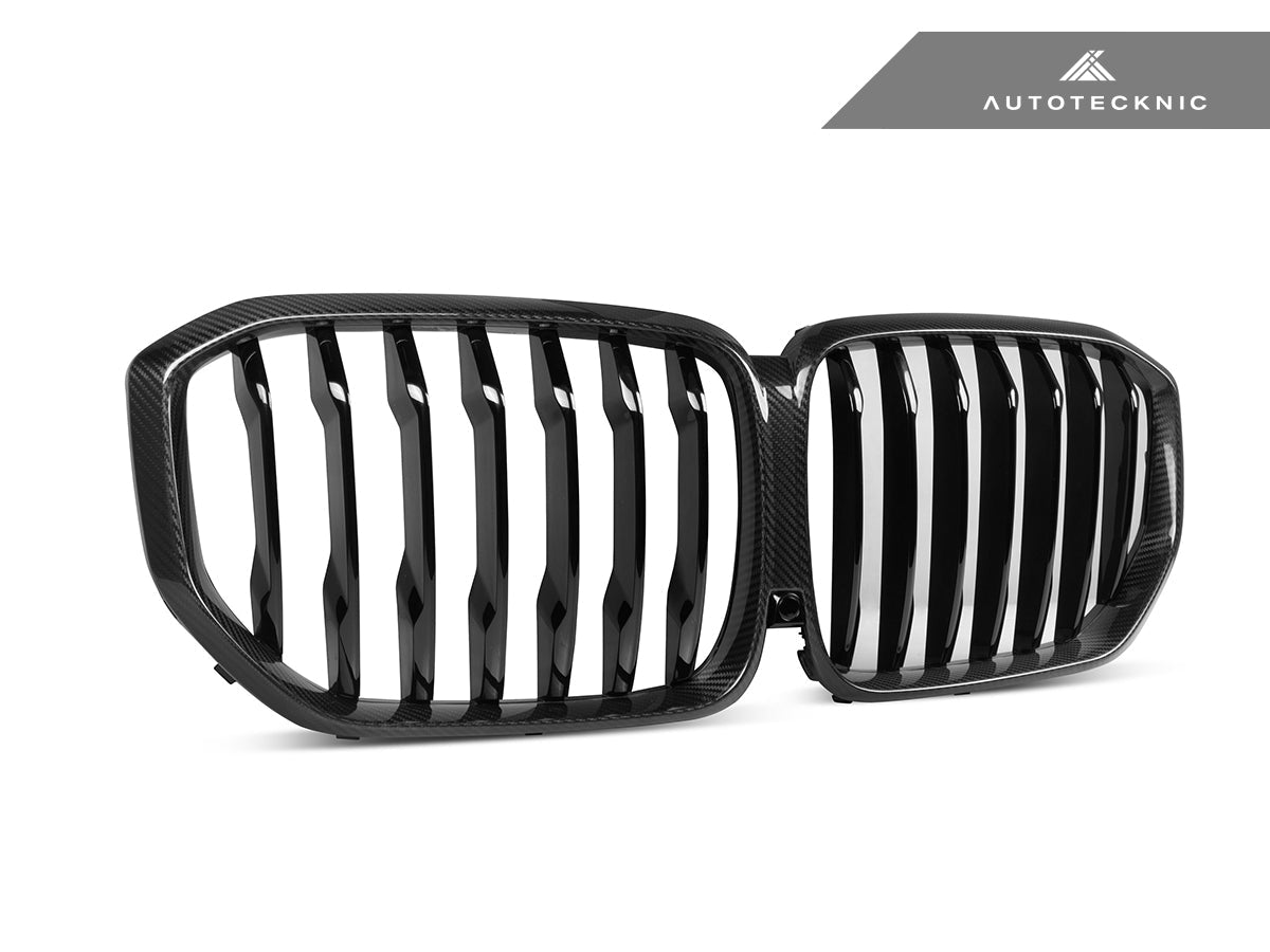 AutoTecknic Dry Carbon Fiber Front Grille - BMW G05 X5 Pre-LCI