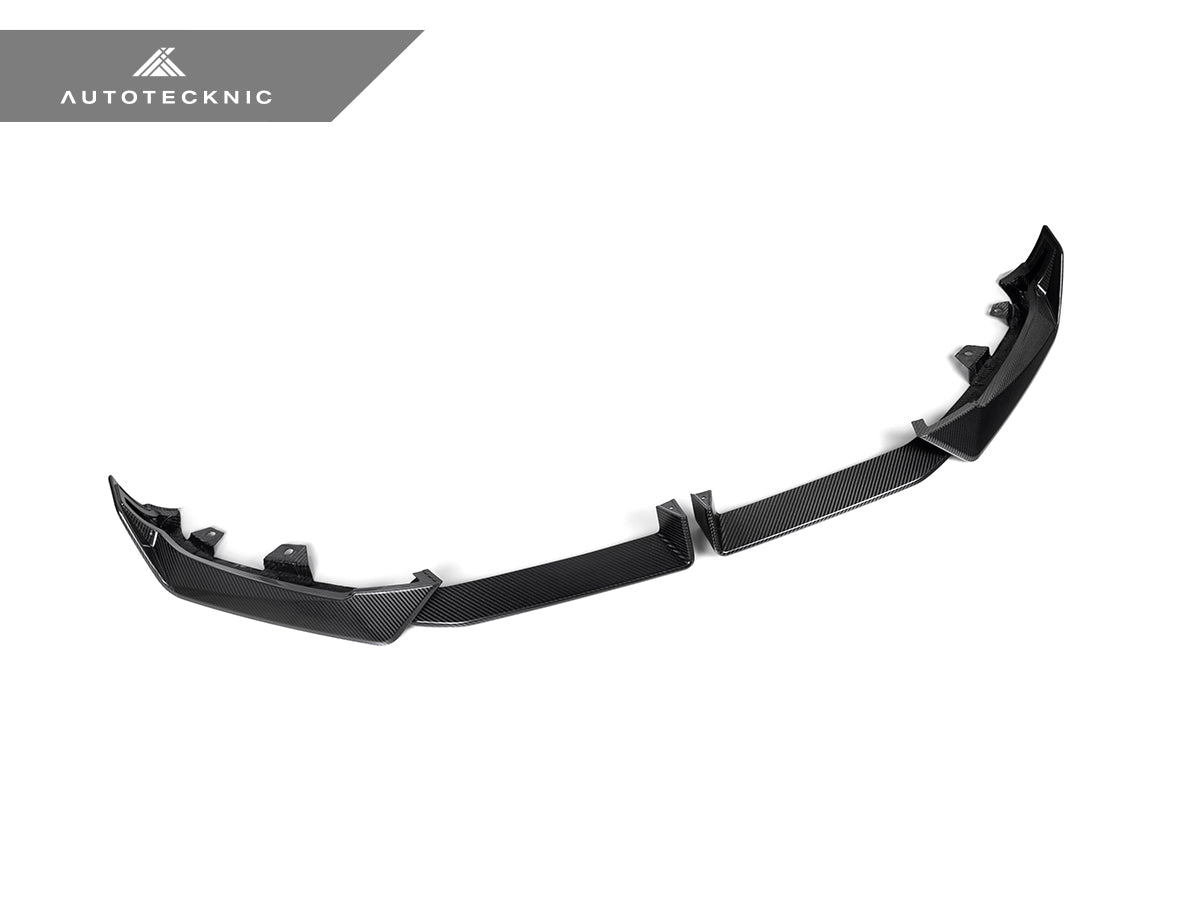 AutoTecknic Dry Carbon Front Lip Set - BMW G06 X6 M-Sport LCI