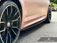 Load image into Gallery viewer, AutoTecknic Dry Carbon Fiber Side Skirt Extension Set - BMW F90 M5 | G30 5-Series