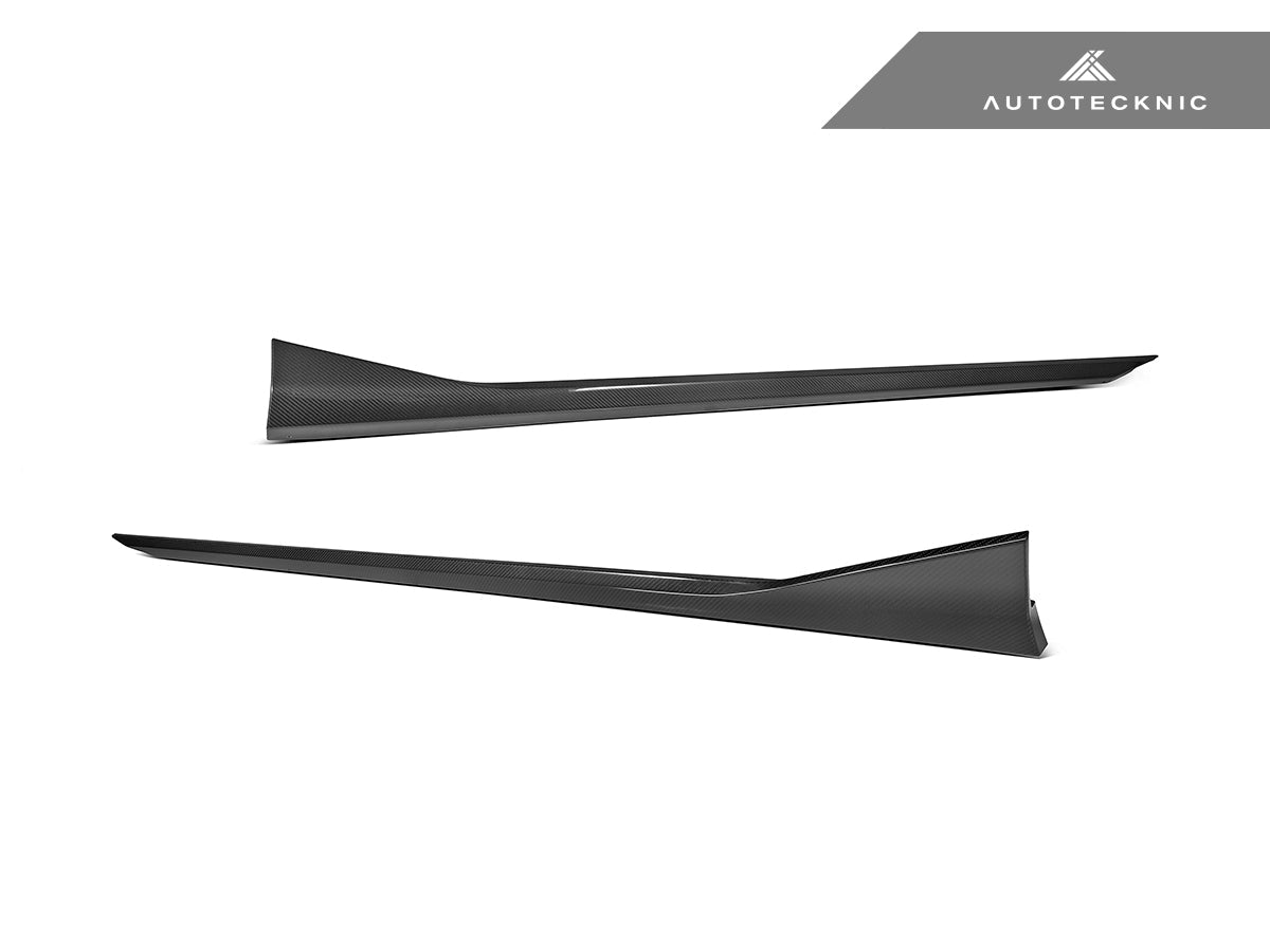 AutoTecknic Dry Carbon Fiber Side Skirt Extension Set - BMW G90/ G99 M5