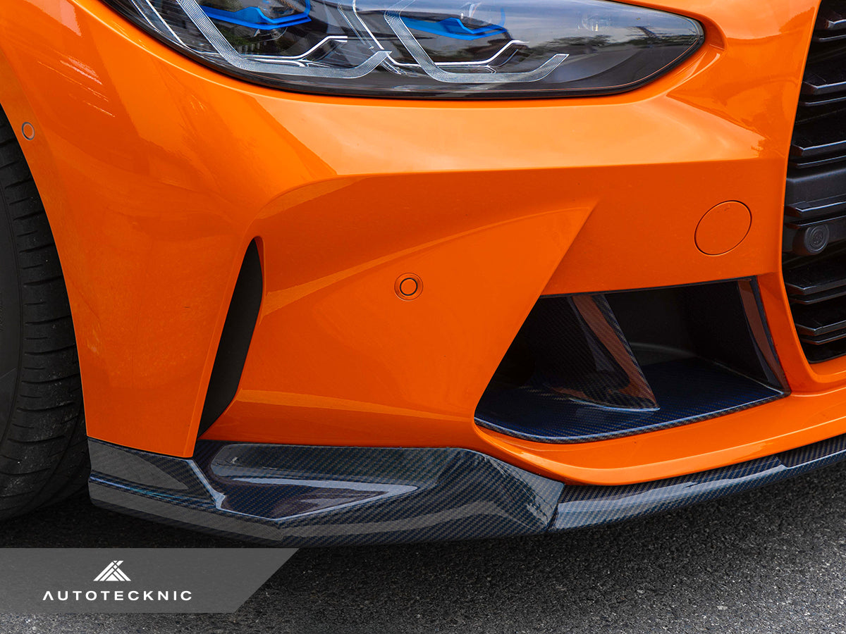 AutoTecknic Dry Carbon Fiber Performante Front Aero Lip - BMW G80 M3 | G82/ G83 M4