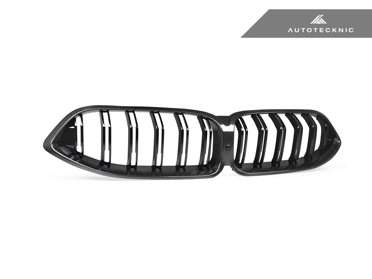 AutoTecknic Dry Carbon Dual-Slats Front Grille - BMW F91/ F92/ F93 M8