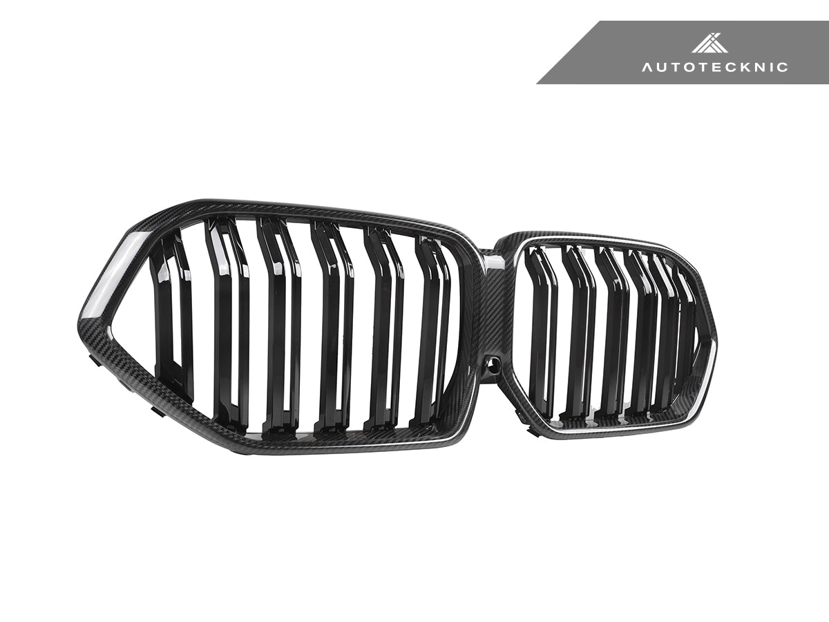 AutoTecknic Dual-Slats Dry Carbon Front Grille - BMW G06 X6 Pre-LCI