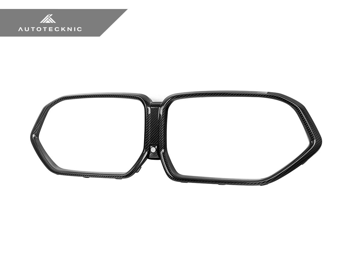 AutoTecknic Replacement Dry Carbon Grille Surround - BMW F95 X5M LCI | F96 X6M LCI