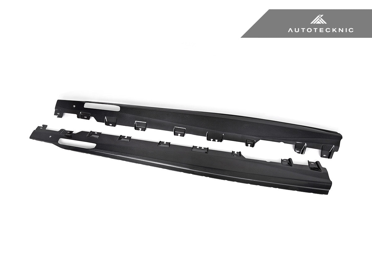 AutoTecknic Carbon Fiber Side Skirt Extension Set - BMW F96 X6M | G06 X6
