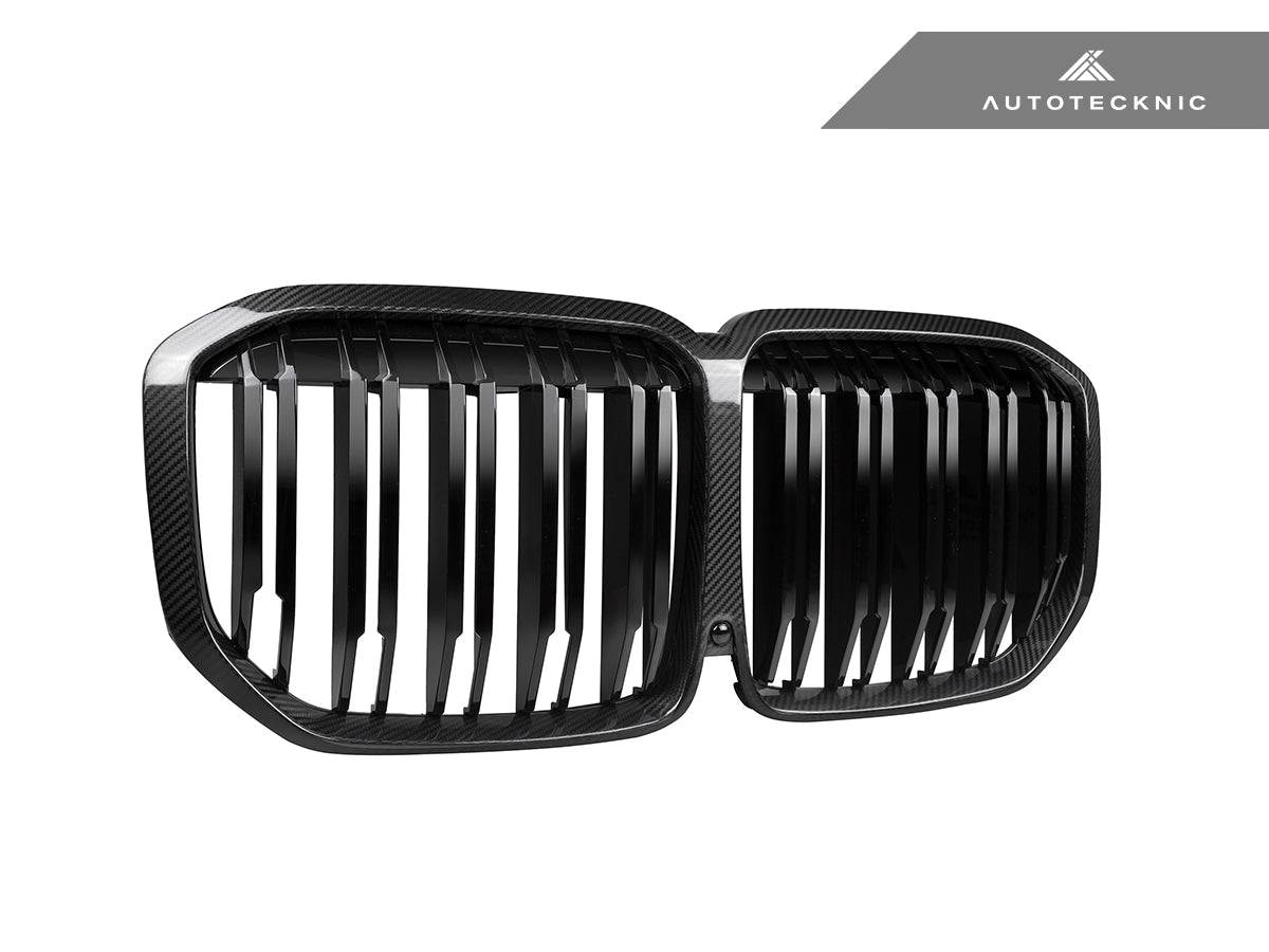 AutoTecknic Dual-Slats Dry Carbon Front Grille - BMW G07 X7 Pre-LCI
