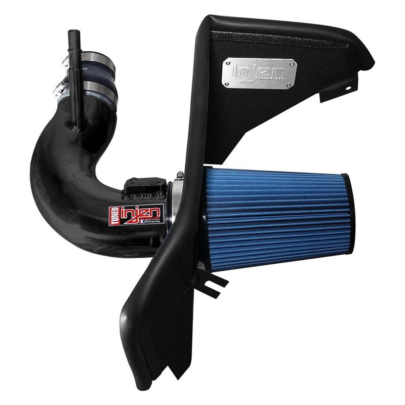 Injen 2016+ Chevy Camaro 2.0L Wrinkle Black Power-Flow Air Intake System - PF7017WB