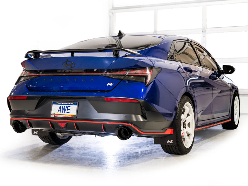 AWE Tuning 22-26 Hyundai Elantra N SwitchPath Cat-Back Exhaust - Diamond Black Tips - 3025-33237
