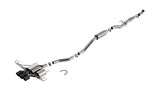 Borla 2023 Honda Civic Type R MT ATAK Catback Exhaust w/ 4in Black Anodized Carbon Fiber Tips - 140927CFBA