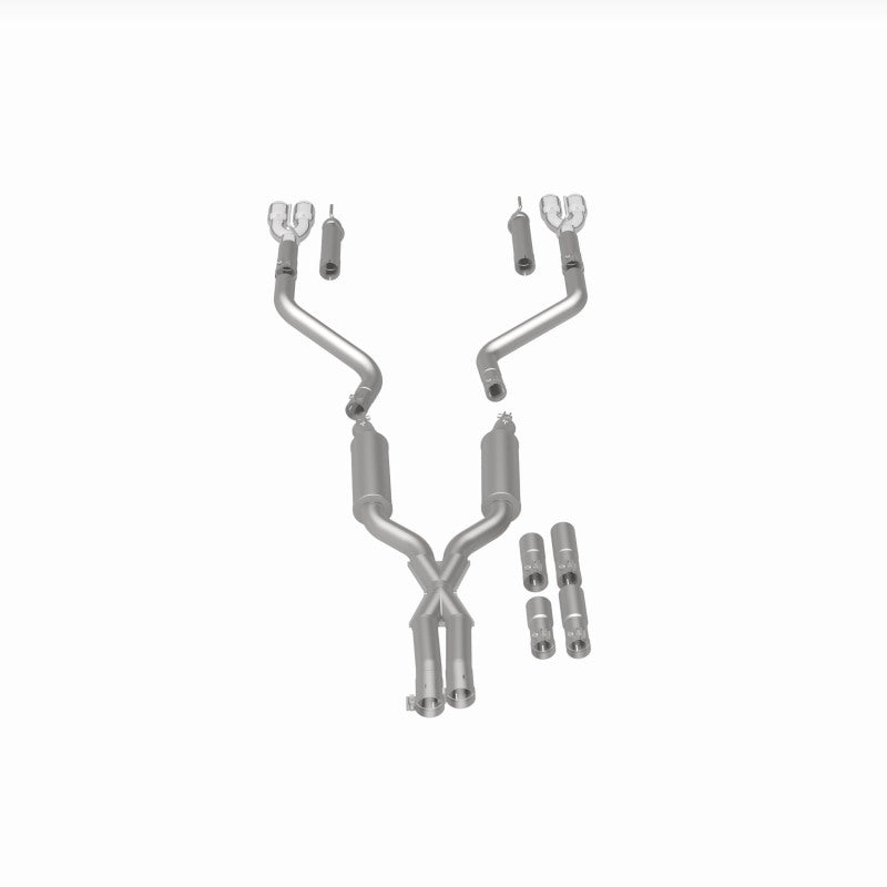 MagnaFlow 2017+ Dodge Challenger 409 SS Polished 3in Quad Tips Cat-Back Exhaust - 19367