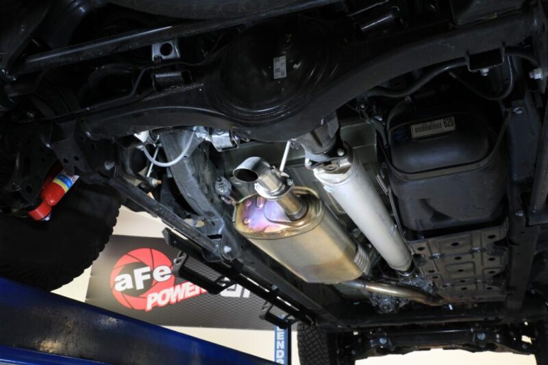 aFe ROCK BASHER Axle-Back Exhaust System Toyota Tacoma 24-25 L4-2.4L (t) - 49-46082