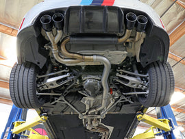 aFe MACHForce XP Exhausts Cat-Back SS 19-21 BMW M2 Competition L6-3.0L w/Carbon Fiber Tips - 49-36350-C