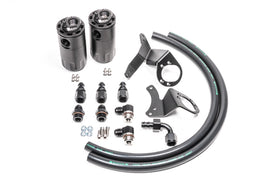 Radium Engineering Dual Catch Can Kit 2011-2014 Mustang GT Fluid Lock - 20-0324-FL