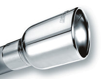 Load image into Gallery viewer, Borla Universal Polished Tip Single Oval Rolled Angle-Cut w/Clamp (inlet 2 1/2in. Outlet 4 1/4 x 3 1 - 20155