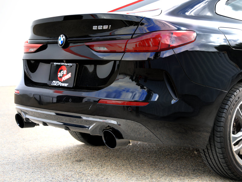 aFe MACHForce XP Exhausts Axle-Back 21-24 BMW 228i 2.0T (SS w/ Black Tips) - 49-36355-B