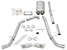 Load image into Gallery viewer, aFe Mach Force-XP Exhaust 3in Cat-Back SS 14-15 GM 1500 Trucks 4.3L/5.3L Dual Split w/ Polished Tip - 49-44057-P