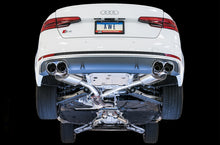 Load image into Gallery viewer, AWE Tuning Audi B9 S4 Touring Edition Exhaust - Non-Resonated (Silver 102mm Tips) - 3010-42056