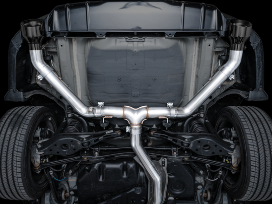 AWE Tuning 22+ Honda Civic Si/Acura Integra Track Edition Cat-Back Exhaust - Dual Diamond Black Tips - 3020-33331