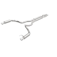 Load image into Gallery viewer, MagnaFlow Cat Back, SS, 3in, Competition, Dual Split Polished 4.5in Tips 2015 Ford Mustang GT V8 5.0 - 19101