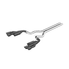 Load image into Gallery viewer, MBRP 18-19 Ford Mustang GT 5.0 3in Cat Back Quad Tip Race Version - Black - S7207BLK