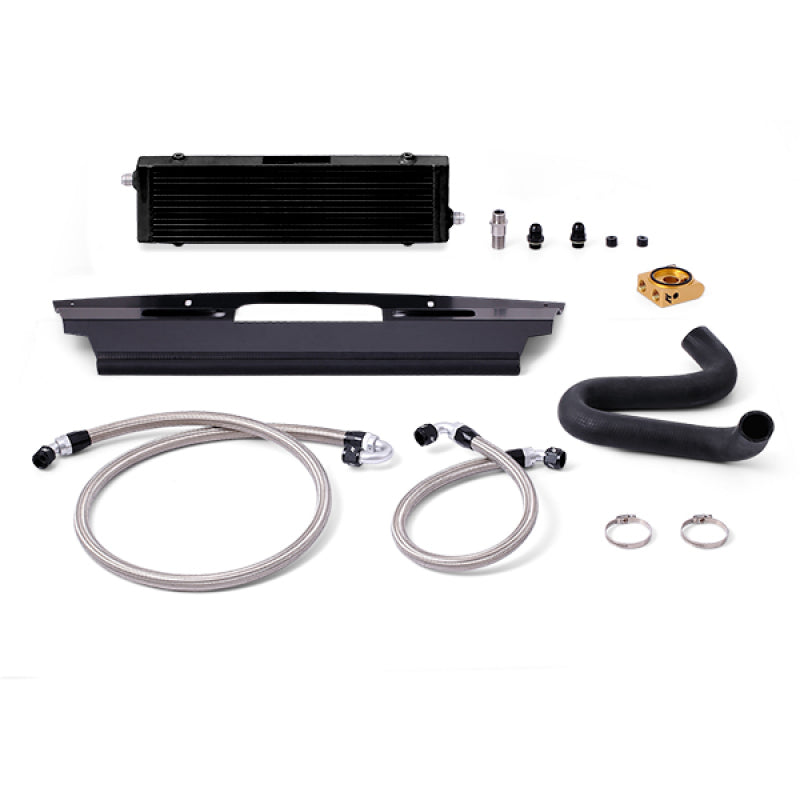 Mishimoto 15-17 Ford Mustang GT Right-Hand Drive Thermostatic Oil Cooler Kit - Black - MMOC-MUS8-15TBKRHD