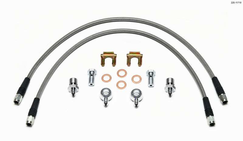 Wilwood Flexline Kit D52 Caliper 22in w/ Banjo 7/16-20 - 220-11719