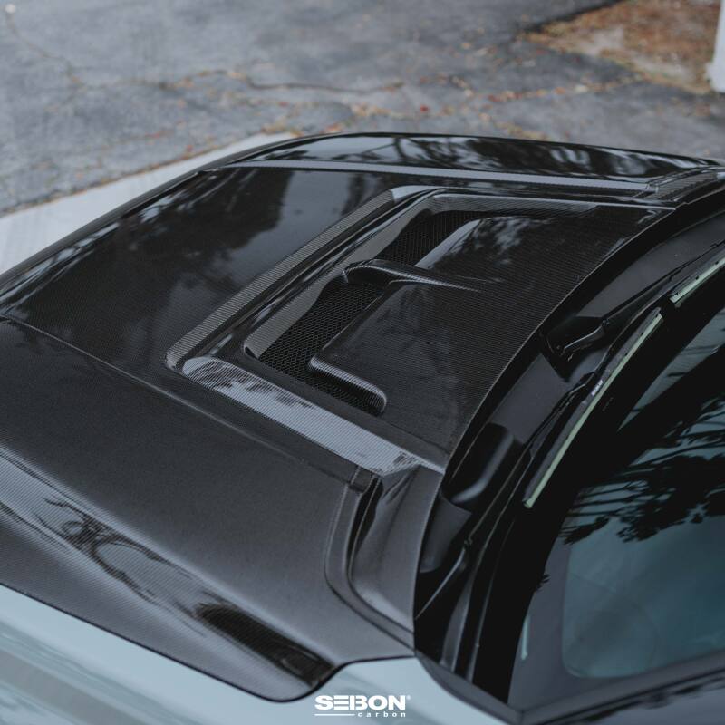 Seibon 22-24 Toyota Tundra / 23-24 Toyota Sequoia RR-Style Carbon Fiber Hood - HD23TYTU-RR