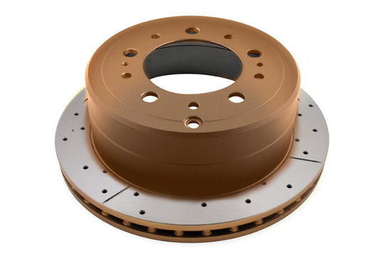 DBA 98-05 Lexus LX470/98+ Toyota Landcruiser 100 Series Front Drilled & Slotted Street Series Rotor - DBA789X