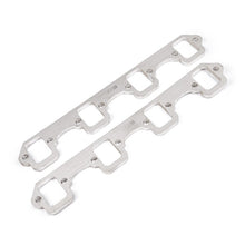 Load image into Gallery viewer, Stainless Works SBF Rectangular Shaped Port Header 304SS Exhaust Flanges 1-7/8in Primaries (2in BP) - HFSBF2188