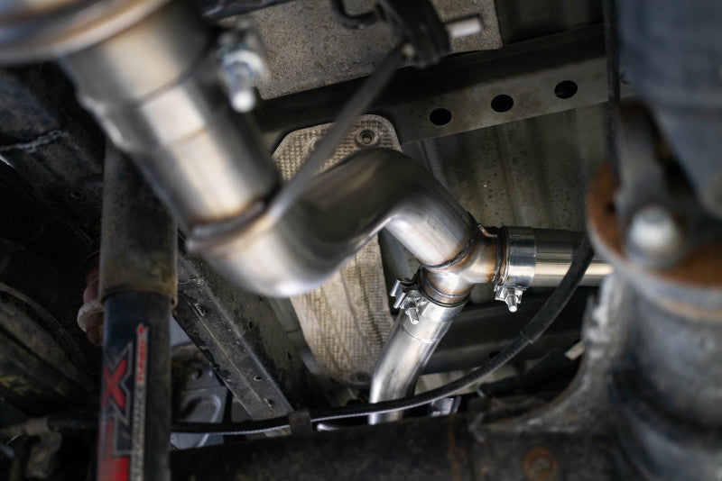 MBRP 19-20 Ford Ranger 2.3L 3 in Dual Split Rear Exit 4 in Tips AL Cat Back - S5223AL