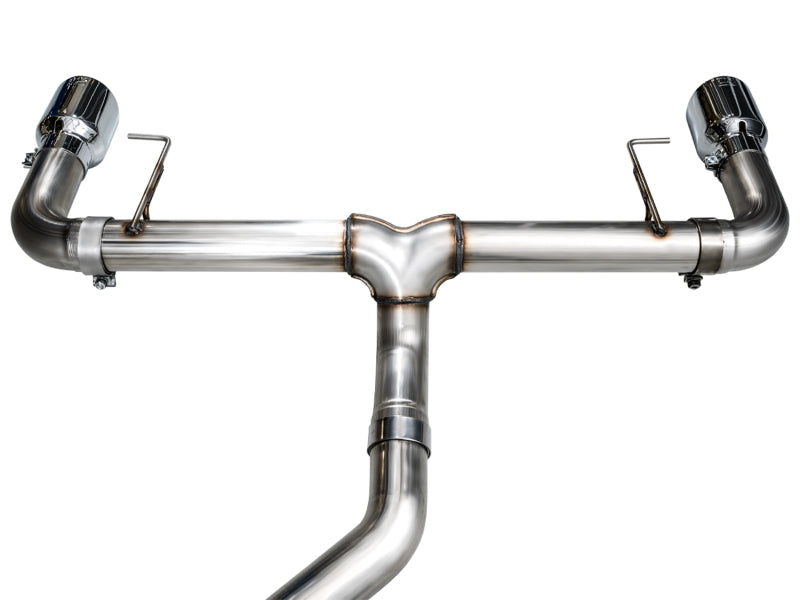 AWE Tuning 19-23 BMW 330i / 21-23 BMW 430i Base G2X Track Edition Axle-Back Exhaust - Chrome Silver - 3020-32429