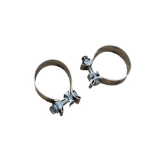 Load image into Gallery viewer, Kooks 3in Oval Clamp In Center/Center Muffler 18in Long Body Polished Stainless Steel - MUF-019-CI