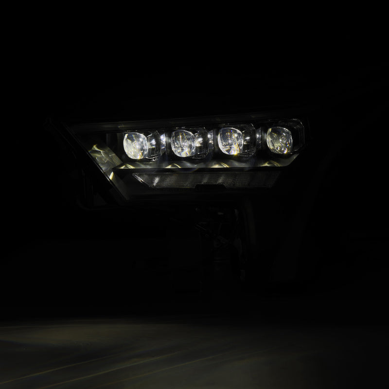 AlphaRex 22-23 Toyota Tundra NOVA-Series Headlights Black w/Amber DRL - Req 810029 OR 810030 - 880872