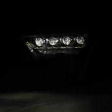 Load image into Gallery viewer, AlphaRex 22-23 Toyota Tundra NOVA-Series Headlights Black w/Amber DRL - Req 810029 OR 810030 - 880872