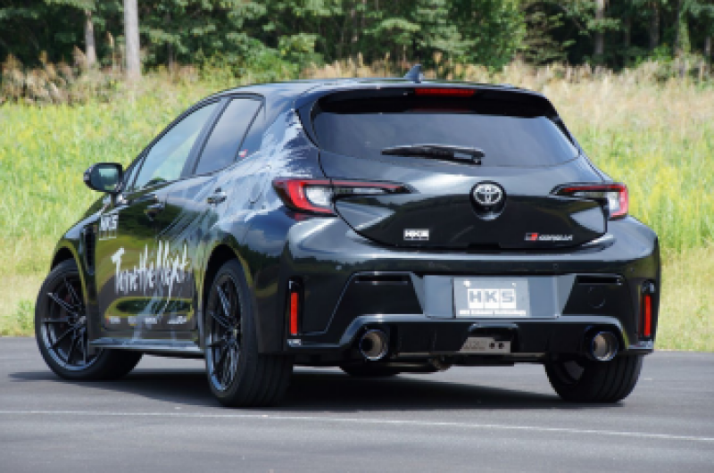 HKS Toyota GR Corolla LEGAMAX Sports Exhaust (Use w/ PN G89580-T76010-00) - 31021-AT009
