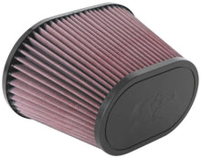 Load image into Gallery viewer, K&amp;N Universal Clamp-On Air Filter 3.5in Flg ID x 8.5x5.25in B OD x 6.25x4in T OD x 5.5in H - RU-5040