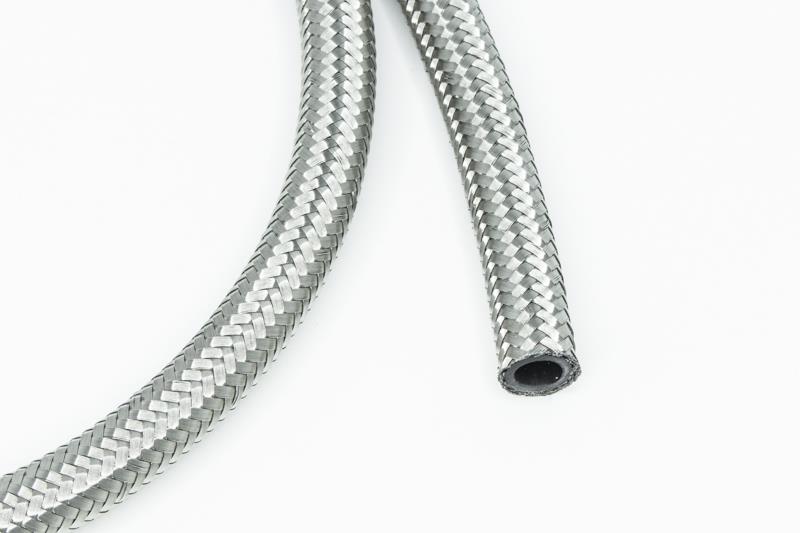 DeatschWerks 6AN SS Double Braided CPE Hose 10 Feet - 6-02-0812-10