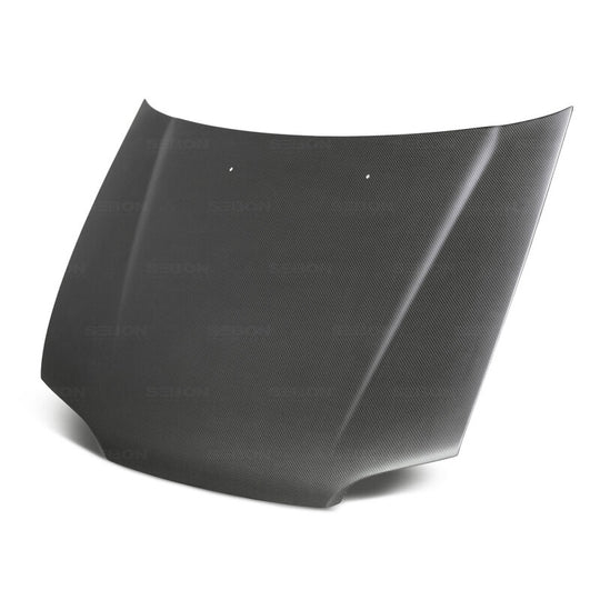 Seibon 1992-1995 Honda Civic Coupe OEM-Style Dry Carbon Fiber Hood - HD9295HDCV2D-OE-DRY