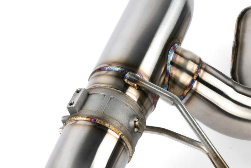 Dinan 19-26 BMW 330i (G20)/21-26 BMW 430i (G22) Valved Axleback Exhaust System - Black Tips - D660-0091-BLK