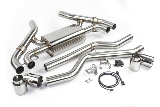 Dinan 20-24 BMW M340i/M440i (G20/G22/G23/G26) Free Flow Axleback Exhaust System - Polished Tips - D660-0085