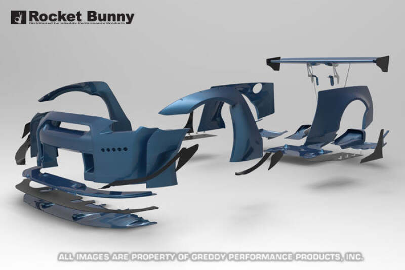 GReddy 09+ Nissan GT-R R35 Rocket Bunny GT-Wing (Hardware) - 17020648