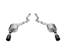 Load image into Gallery viewer, Corsa 24+ Ford Mustang GT Sport Axle-Back Dual Rear Exit with 4.5in Black PVD Straight Cut Tips - 21273BLK